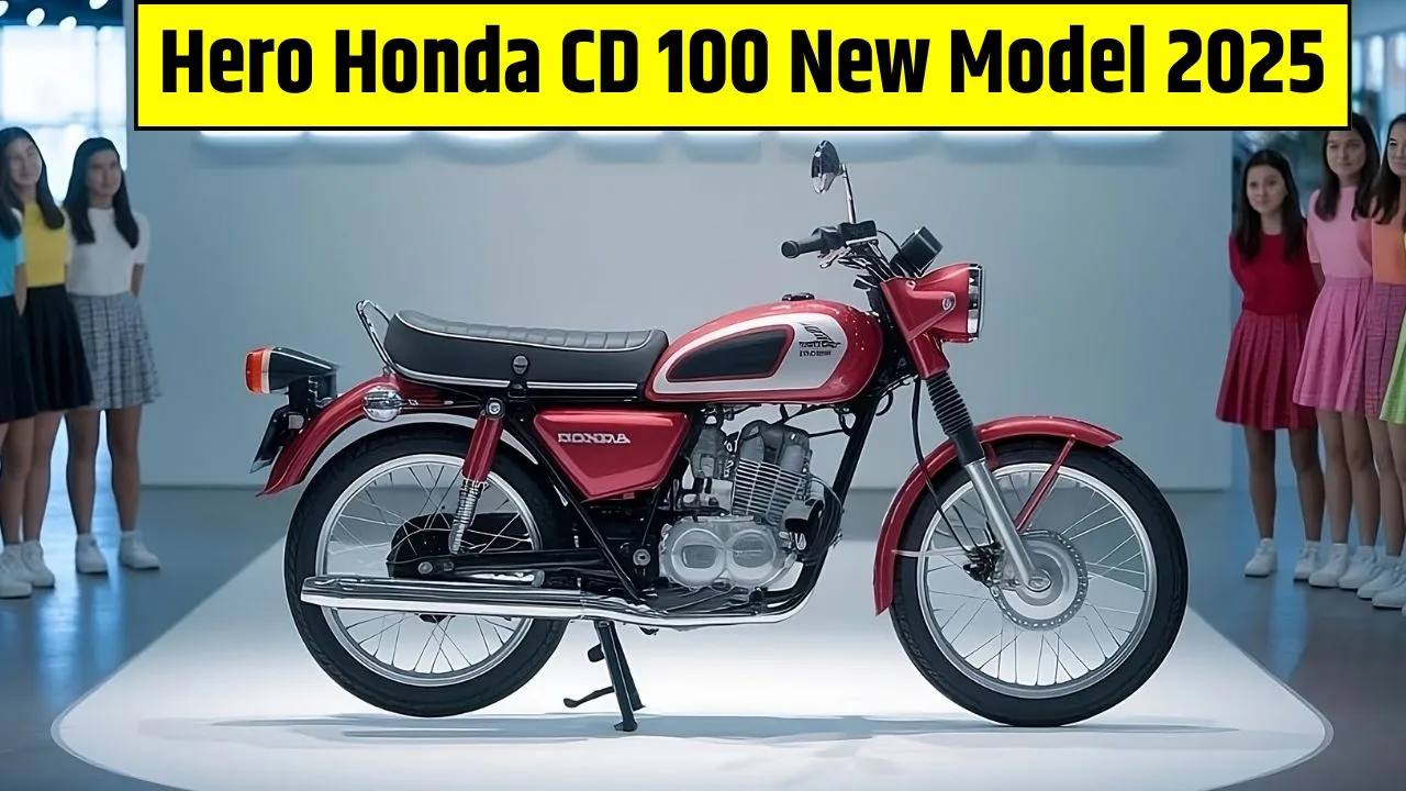 Hero Honda CD 100 New Model 2025